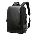 Leather Anti-Theft Luggage Backpack